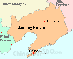 shenyang liaoning province carte